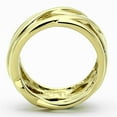 thumbnail image 3 of Luxe Jewelry Designs Women's Gold Ion Plated Freeform Style Stainless Steel Ring - Size 7 (Pack of, 3 of 4