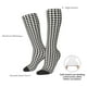 thumbnail image 4 of Fotbe Houndstooth Black And White Calcetas Divertidas Estampadas para Hombre y Mujer, Calcetas de Algodón hasta la Rodilla para Caminar, Correr, Enfermería y Embarazo, 4 of 6