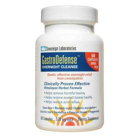 GastroDefense Overnight Cleanse: All-Natural Himalayan Herbal Formula for Overnight Relief from