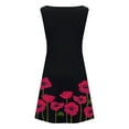 thumbnail image 5 of Sundresses for Women Casual Summer - Beach Dresses for Women Casual Summer Sleeveless Sundress Knee Length Midi Dress Boho Floral Vacation Tank Dress, 5 of 7