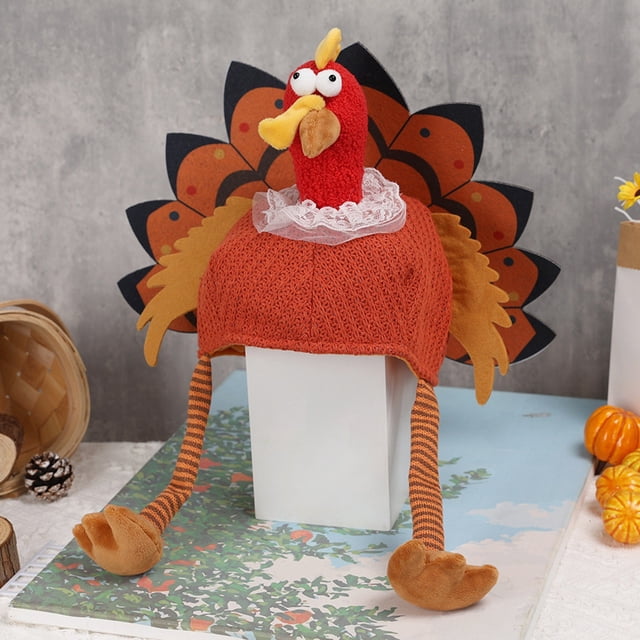 uhnmki Chapeau de Dinde de l'Action de Grâce Costume de Vacances Design Intéressant pour Fêtes et Rassemblements