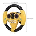 thumbnail image 4 of Milisten Steering Wheel Toy Car Driving Toy Pretend Driving Steering Wheel Toy with Sound Light Effect, 4 of 6