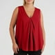 thumbnail image 1 of Body moldeador de verano para mujer, color liso, talla grande, cuello en V, sin mangas, top para mujer, 1 of 7