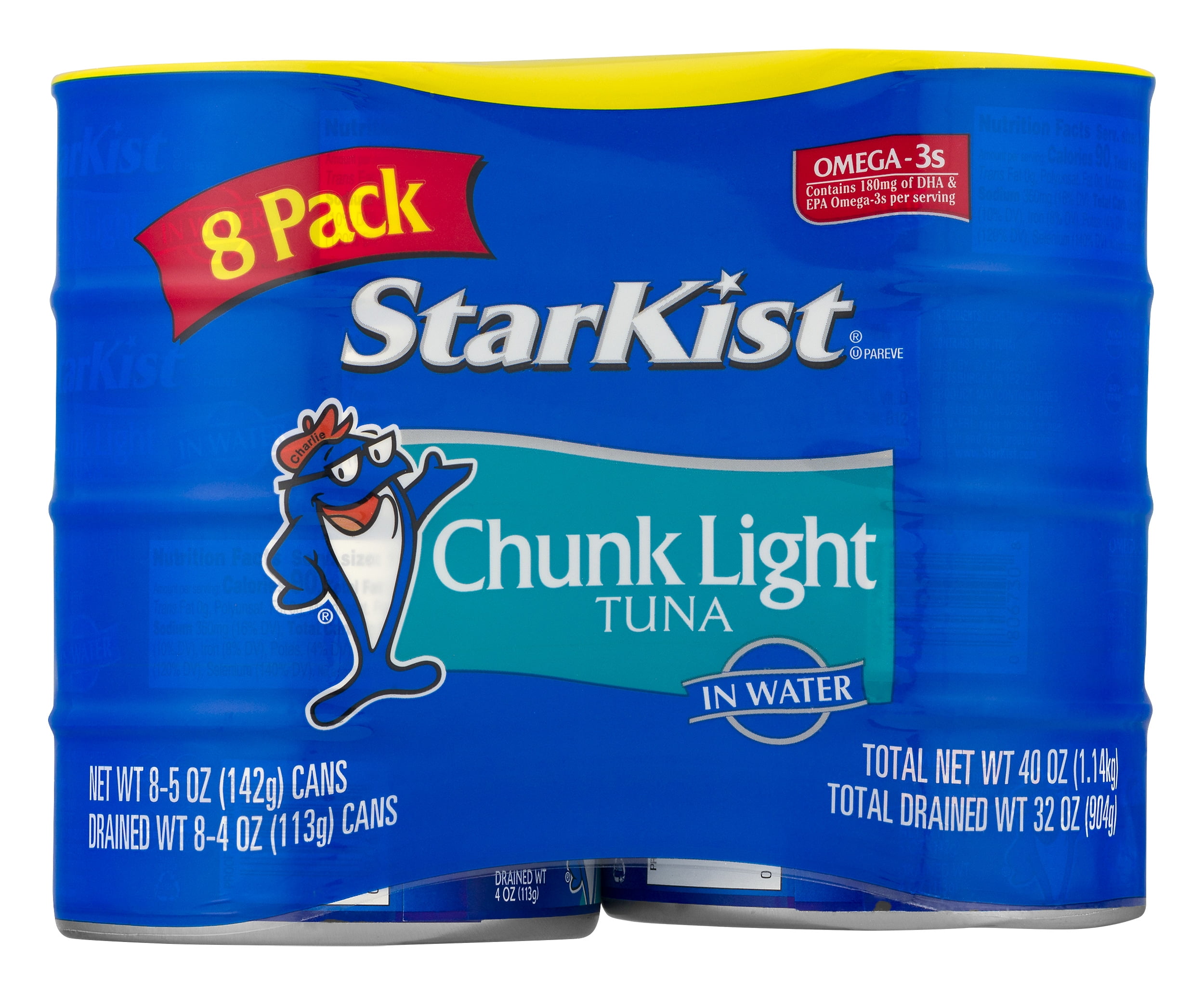 Star Kist Chunk Light Tuna In Water 5 Oz Can 8 Pack 
