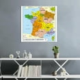 thumbnail image 4 of WCIC 90*90cm French Administrative Map French Series Backdrop Props Wall Home Hanging Decoration, 4 of 6