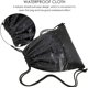 thumbnail image 3 of Bolsa de tela Oxford para natación con cuerda (roja, 44 x 32 cm), bolsa de deporte para gimnasio, bolsa con cordón, bolsa de gimnasio impermeable con cordón y cremallera externa para deportes, playa,, 3 of 5