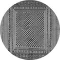 thumbnail image 1 of Ahgly Company Indoor Round Southwestern Gray Country Area Rugs, 5' Round, 1 of 1