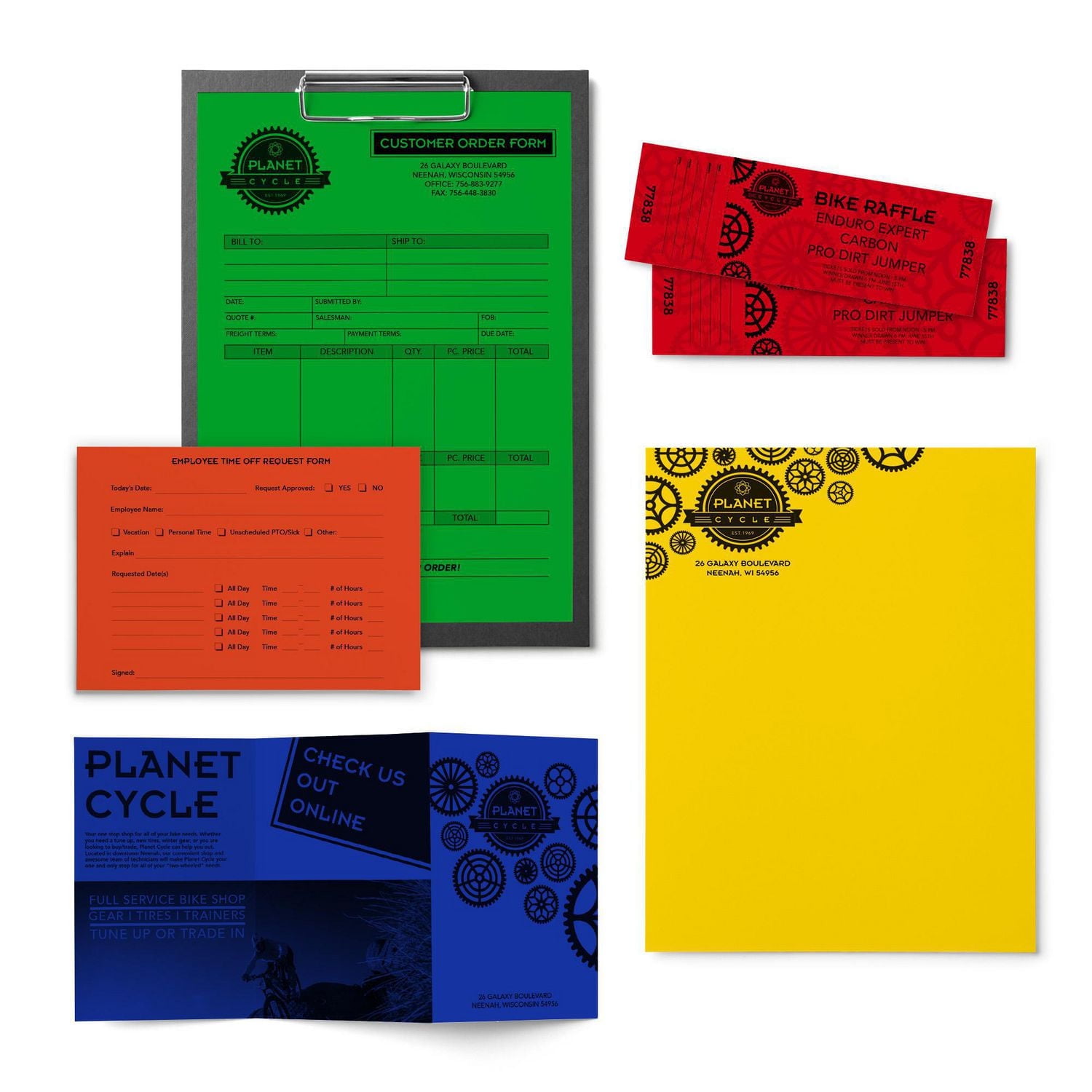 Assortiment de papier 5 couleurs Astrobrights «Primaire» 8.5" x11", 24 lb, 100 feuilles