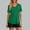 #0149-Green, variant on Women's Sun Protection Workout Tops Short Sleeve Athletic Shirts Quick Dry V-Neck T-Shirt Moisture Wicking Gym Tee