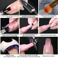 thumbnail image 3 of Ensemble Complet de Colle d'Extension en Gel Poly pour Art des Ongles, Kit d'Extension d'Ongles en Cristal, Vernis Gel Réutilisable, Conception d'Art des Ongles avec Longue Durée Continue pour Beauté des Ongles Femmes, 3 of 8
