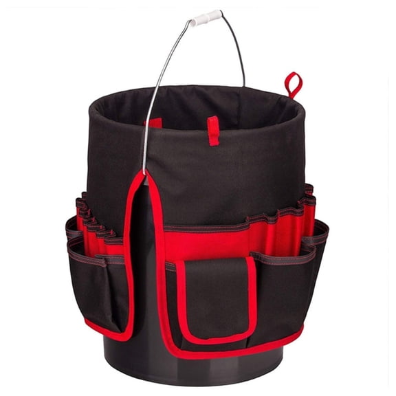 Zecic Reinforced Multi Pocket Tool Organizer For Outdoor Projects Equipment Protection