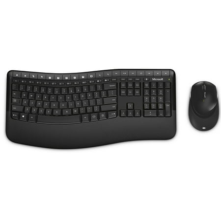 Microsoft Wireless Comfort Desktop 5050 - keyboard and mouse set - English - North (Best Wifi Keyboard And Mouse)
