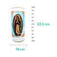 thumbnail image 3 of Veladora Big Virgen De Guadalupe Big Vela Doble Mecha Vaso de Vidrio Aroma a Coco, 3 of 6