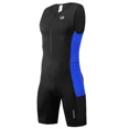 thumbnail image 2 of Qualidyne Traje de Triatlón sin Mangas para Hombre, Traje de una Pieza Acolchado para Nadar, Andar en Bicicleta y Correr con 2 Bolsillos de Malla, 2 of 7