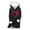 Black Hoodie, variant on Kvture Women Sherpa Fleece Pullover Hoodie Cute Print Sweatshirts Winter Warm Hooded Tops Fashion Loungewear Black Hoodie