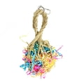 thumbnail image 1 of Greeniant Juguete para masticar pájaros, bolsa colgante para ejercicio de mascotas, accesorio de jaula para jugar con pájaros rellenos de papel Juguetes para pájaros Greeniant PT000058-00B, 1 of 6