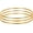 inches classic-3-G, variant on 18K Gold Plated Bangles for Women Stainless Steel Glossy Stackable Thin Round Bracelets Solid Plain Polished Bangles Bracelets Set of 3 Jewelry for Women