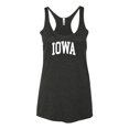 thumbnail image 2 of Wild Bobby State of Iowa College Style Women Tri-Blend Racerback Tank Top, 2 of 6