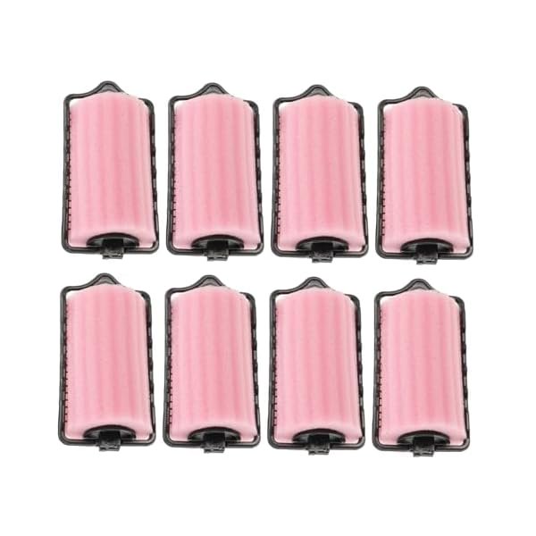 wonima02 Large Quality Foam Hair Rollers - Sleep-In Soft Sponge Hair Curling Tools for Styling DIY Flexible and Comfortable for Sleeping 8pcs Set