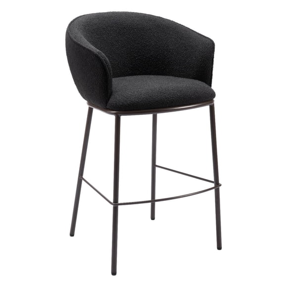 Banco de Bar Kessa Muebles Essen Negro 62 x 104 x 62 cm