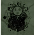 thumbnail image 2 of Celestial Sun Space Hands Spiritual Unisex Plus Fleece Graphic Hoodie Brisco Brands 3X, 2 of 5