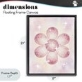thumbnail image 4 of Stupell Industries Bohemian Dreamy Pink Disco Ball Flower Black Floating Frame Canvas Art, 17 x 21, by Lil' Rue, 4 of 8