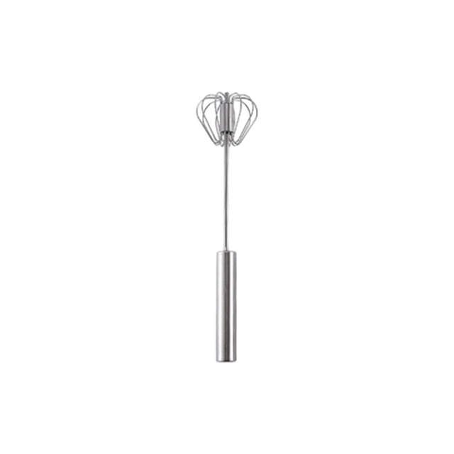 Ounissouiy Batidor de huevos semiautomático de cocina para batir sin esfuerzo batidor de huevos semiautomático seguro y duradero Cocina y Comedor Trompeta sólida