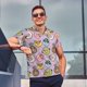 thumbnail image 4 of Fotbe Cute Donuts Camiseta Polo de Golf para Hombre con Estampado – Camisa Deportiva Transpirable con Cuello Abotonado-Medium, 4 of 6