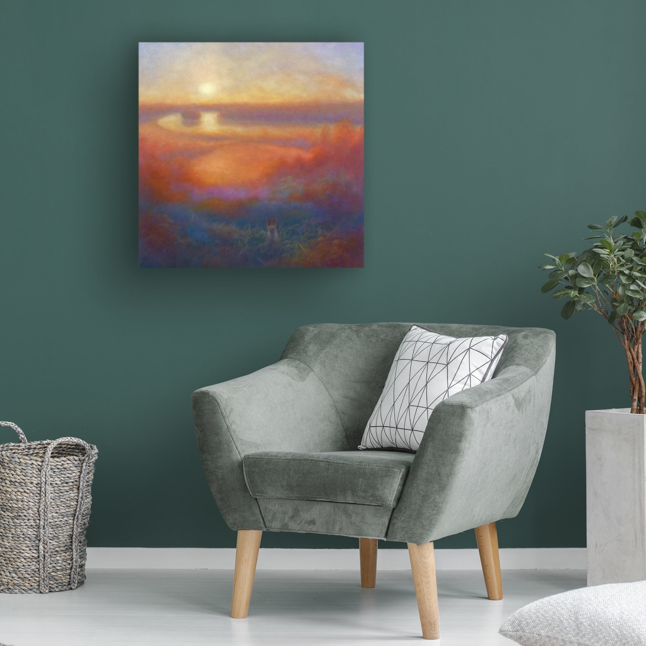 Lee Campbell 'Reynard Cache, 2022' Canvas Art - 24 x 24 Inches