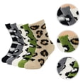 thumbnail image 4 of 5 pares de medias de lana coral, calcetines gruesos para dormir y para el hogar., 4 of 5