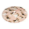 thumbnail image 2 of Bingfone Christmas Tree Skirt Mat Christmas Decoration Interior 30"-Beagle Dog On Brown, 2 of 8