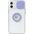 thumbnail image 1 of Kovo Étui de Protection pour Objectif Coulissant Couleur Bonbon Anneau Violet, iPhone 12 Pro Max, 1 of 3