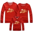 thumbnail image 1 of Ropa a juego para la familia, para Navidad, feliz año nuevo, madre, padre, hija, hijo, niños, ropa de manga larga, camiseta, 1 of 5