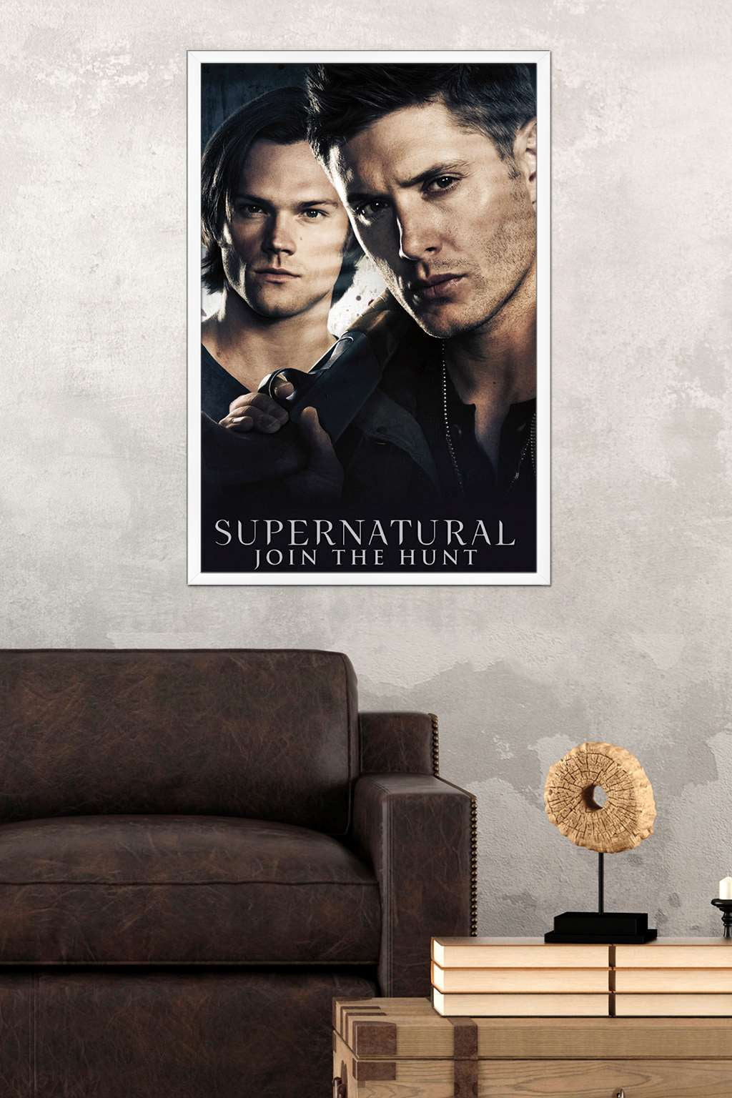 Supernatural - Brothers Wall Poster, 22.375" x 34", Framed
