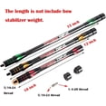 thumbnail image 2 of AMEYXGS Archery Bow Stabilizer Balance Bar Side Rod Stabilizer for Compound Recurve Bow Accessory, 2 of 7