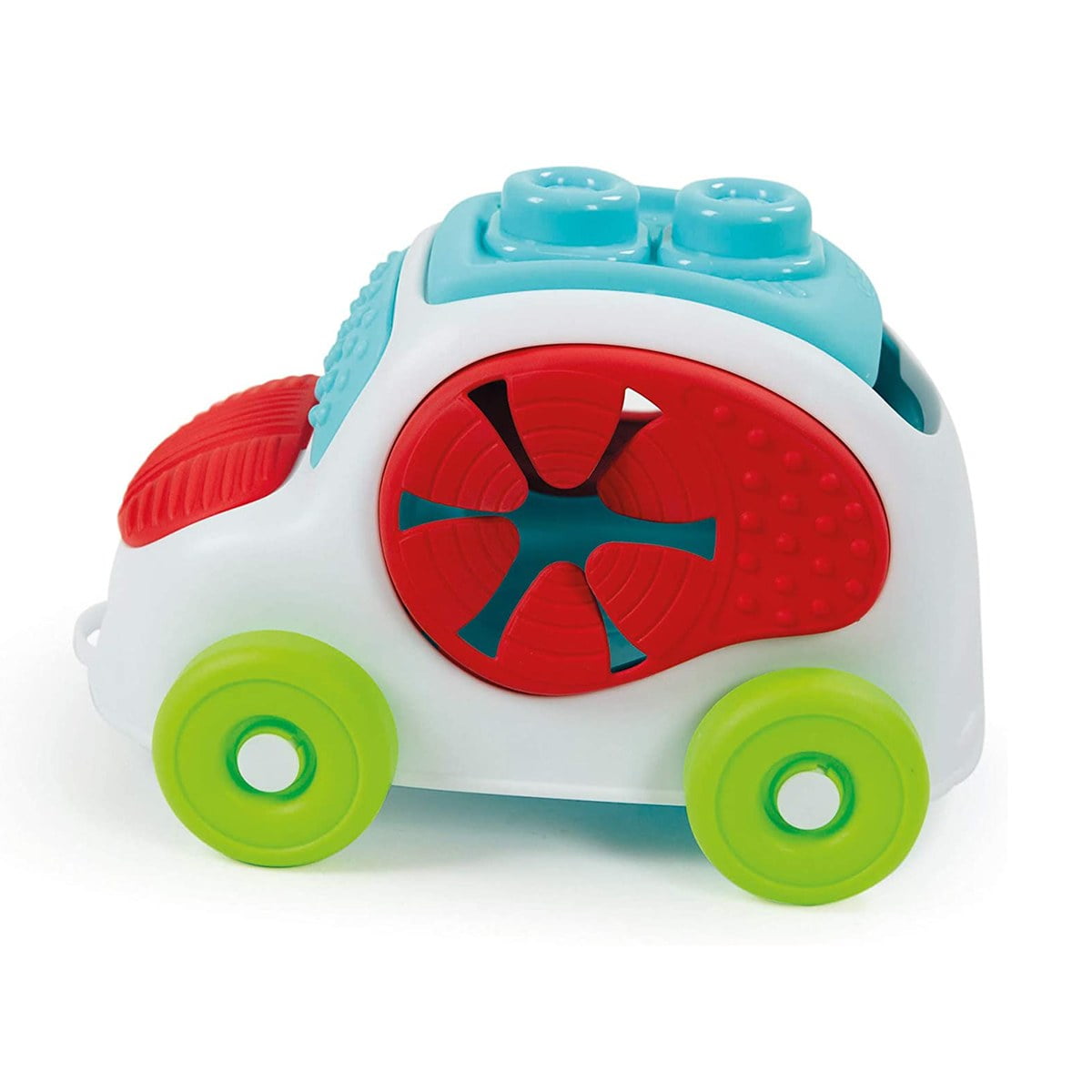 Clementoni Soft Clemmy Sensory Car for Babies and Toddlers with Stacking Blocks