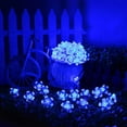 thumbnail image 3 of Solar Flower String Lights, 23ft 50 LED Fairy Lights, Outdoor Cherry Blossoms Solar Lights for Christmas Tree, Garden, Patio, Party Decorations, Blue, 3 of 8