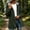 Army Green, variant on Womens Waterproof Jacket Color Block Midi Length Lined Hooded Windbreaker Outdoor Coat Gray Size M