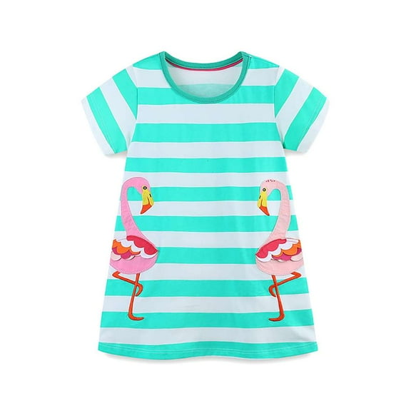 Aolyty Toddler Girls Pullover Summer Dress 3T