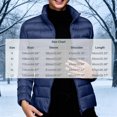 thumbnail image 3 of Purcolt Womens Cropped Puffer Jacket - Quilted Packable Lightweight Winter Coat - Stand Collar Long Sleeve Full Zip Windproof Insulated Snow Coats, 3 of 7