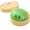 Green, variant on Glitter Bun Squishies To-y, Stress Balls Fidget Sensory To-y with Food Steamer, Soft Squeeze Decompression Dough Ball for Adults,C