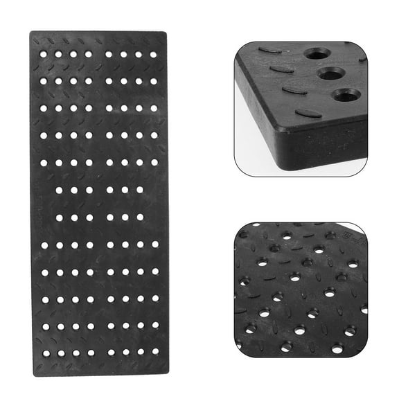 NUOLUX 1Set Heavy Duty Sewer Grate Black Drainage Channel Cover for Outdoor Use