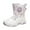 Light Purple, variant on Zshosam Girls Winter Boots Toddler boots Kids Snow Boots Girl's Warm Winter Boots Waterproof Boot Leather Non-slip Size 2,(Light Purple Big Kids 2)