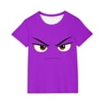 thumbnail image 1 of Jolis Hauts à Manches Courtes pour Filles T-Shirt Décontracté à Imprimé Uni 3 10 Ans, 1 of 7