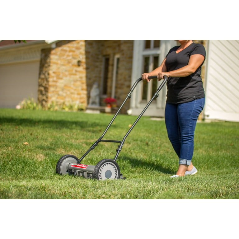 American Lawnmower Company Deluxe Full Feature 18 inch Cutting Width Reel  Mower