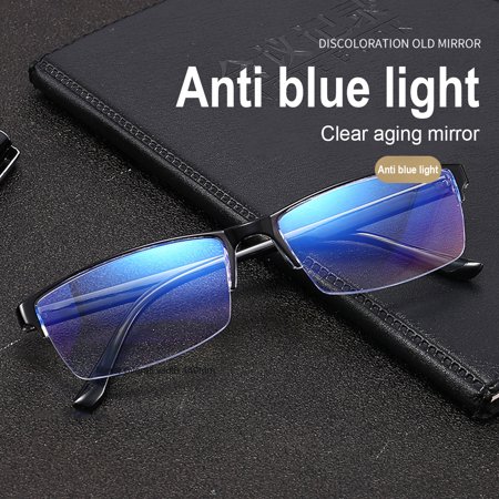 4Pack Blue Light Blocking Reading Glasses Half Frame 4.0