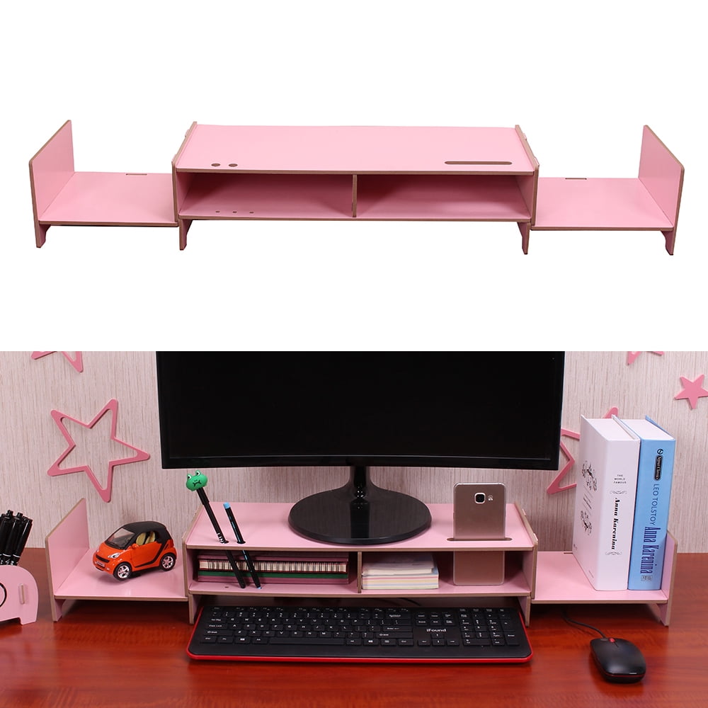 monitor stand desk organiser