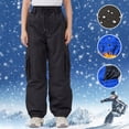 thumbnail image 2 of YUELONGHU Adult Men Casual Pants Mens Casual Pants Elastic Waist Men's Ski Trousers Men's Snowboard Trousers Warm Snow Trousers Winter Hooded Mountaineering Trousers, 2 of 6