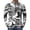 Gray&10^0601V, variant on Camo Men Long Sleeve Cycling Jersey with 3+1 Rear Zipper Pockets Men Workout Shirt Upf 50+ Half Zip Breathable Outdoor Quick Dry Bike Shirts Men