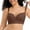 #0003-Brown, variant on Women's Lace Push Up Bra Underwire Padded Support Full Coverage Plunge Everyday Lift Bra for Everyday Wear Gift